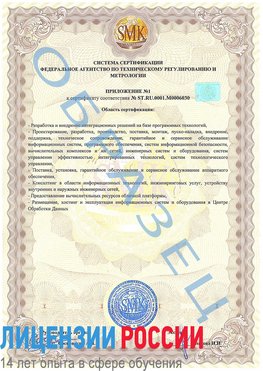 Образец сертификата соответствия (приложение) Мирный Сертификат ISO 27001